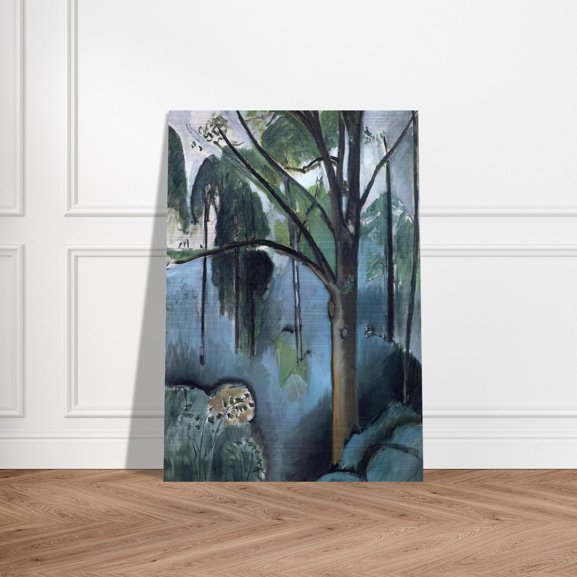 TRIVAUX POND 1917 - Henri Matisse Brushed Aluminum Print - 70x100 cm / 28x40 inches | Henri Matisse Aluminum Print | Henri Matisse Prints