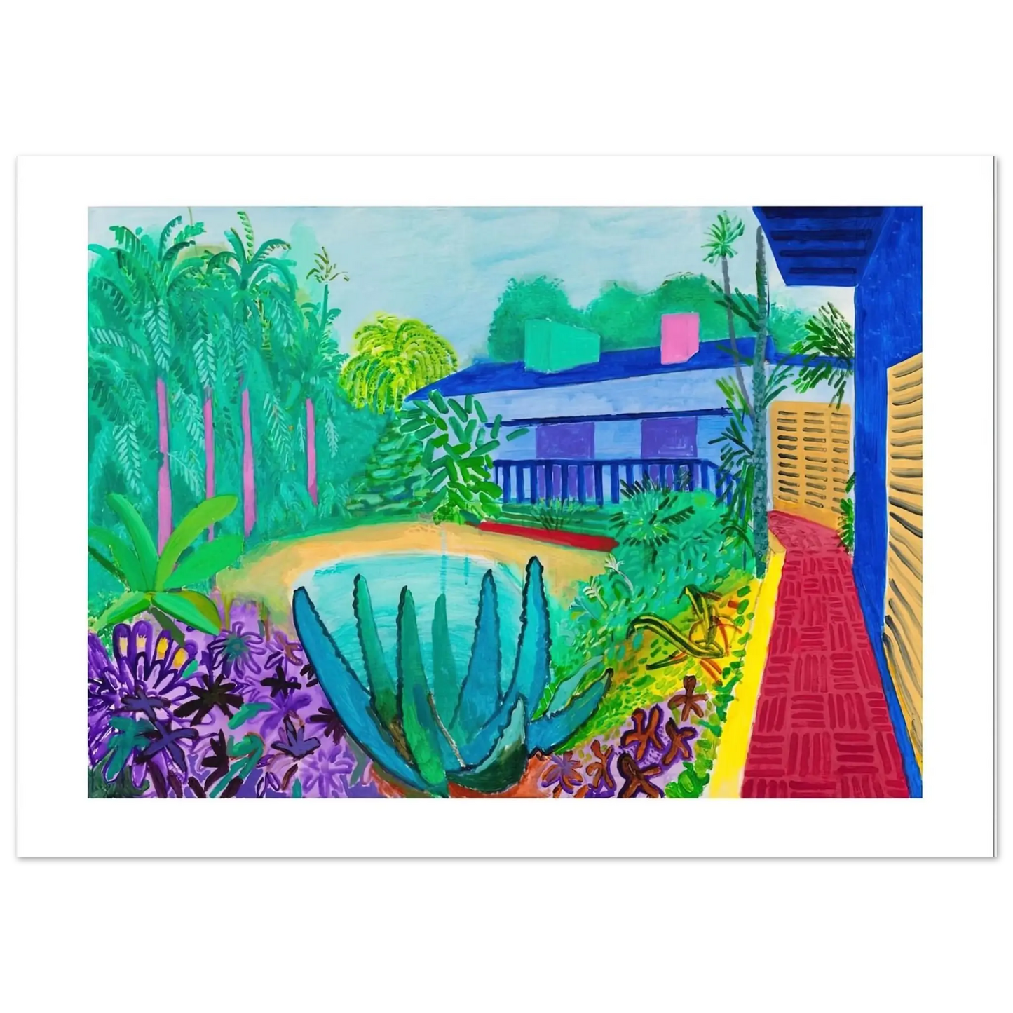 David Hockney - David Hockney Wall art - 30x45 cm / 12x18 Inches - Fine Art Poster - -