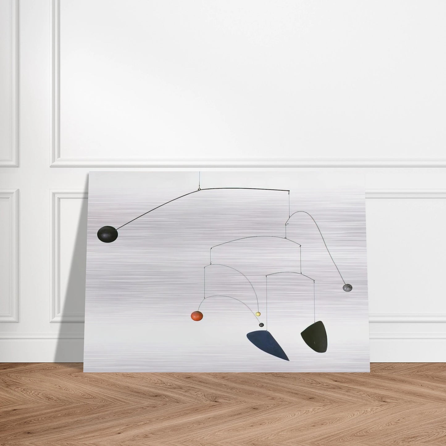 MOBILE 1932 - Alexander Calder Brushed Aluminum Print - 70x100 cm / 28x40 inches | Alexander Calder Aluminum Print | Alexander Calder Prints