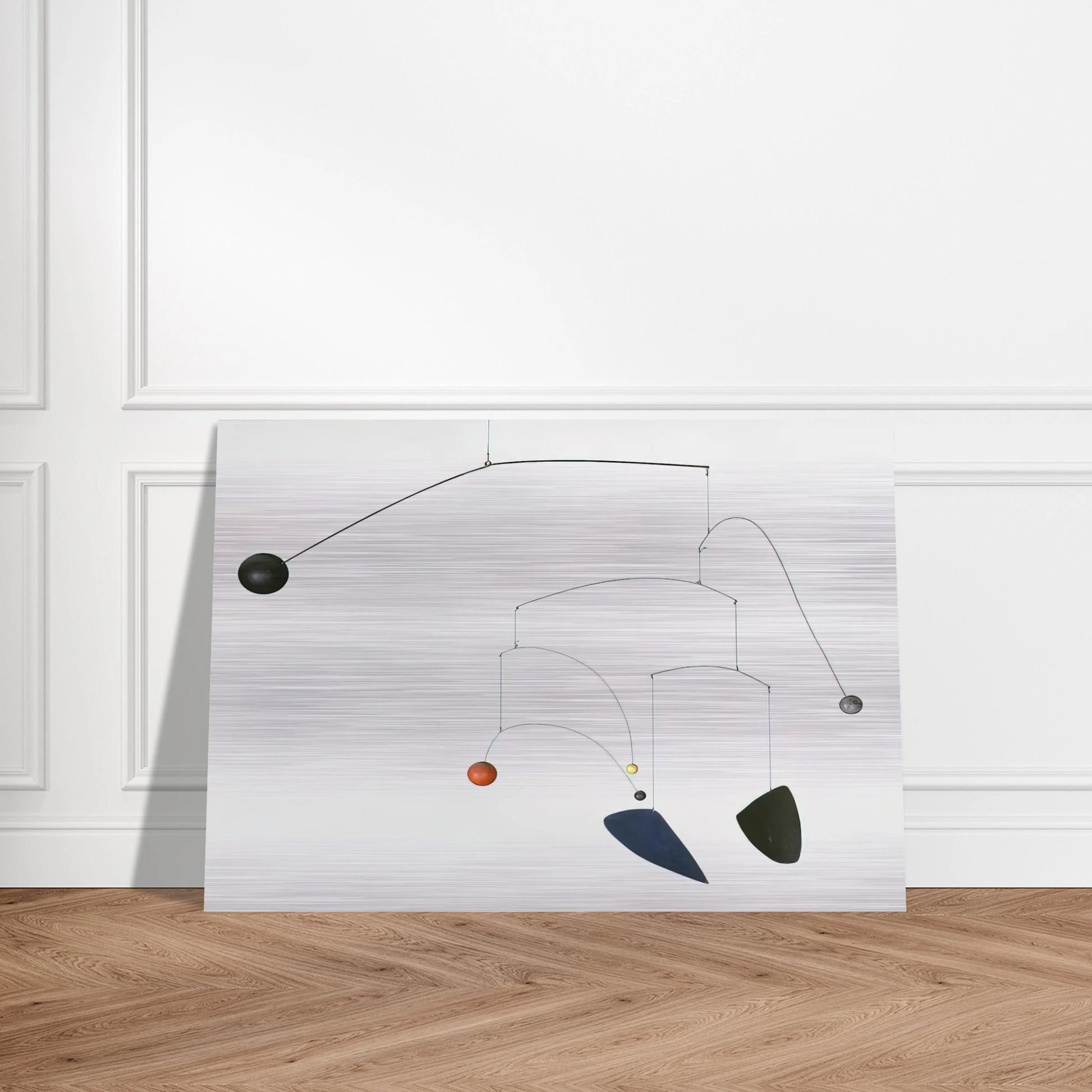 MOBILE 1932 - Alexander Calder Brushed Aluminum Print - 70x100 cm / 28x40 inches | Alexander Calder Aluminum Print | Alexander Calder Prints