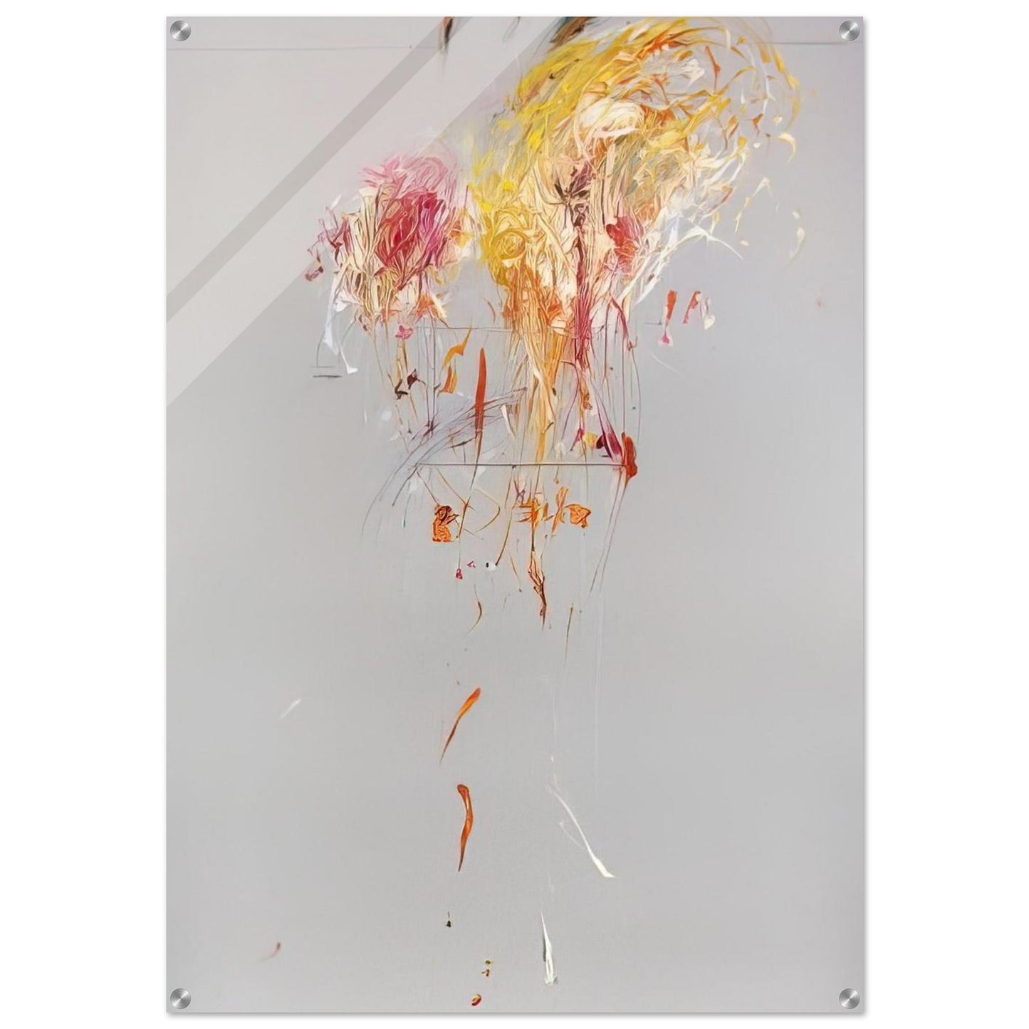 Nine Discourses on Commodus, Part IX - Cy Twombly Acrylic Print - 70x100 cm / 28x40″ inches