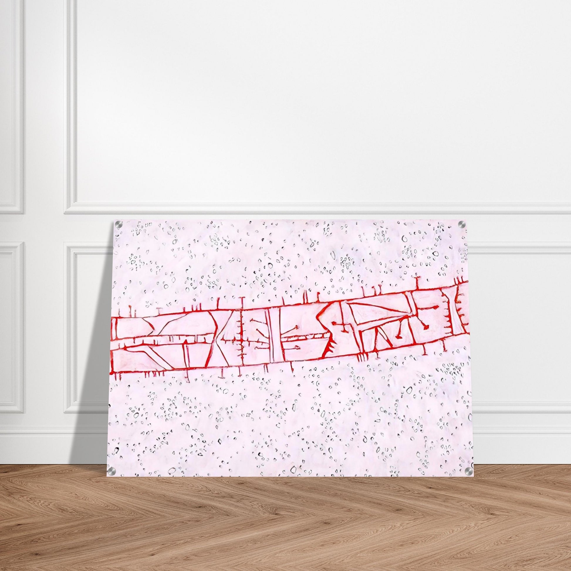 Bridge - 1952 - Gene Davis Acrylic Print - 70x100 cm / 28x40″ inches