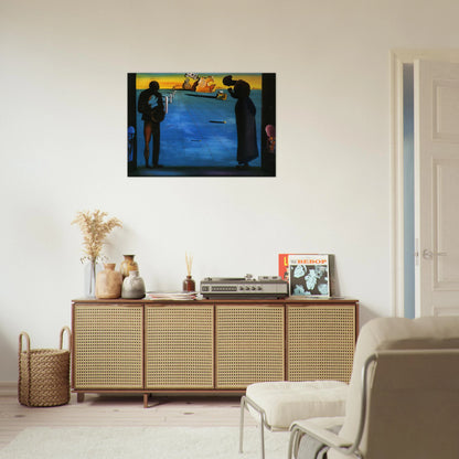 ANGELUS - Salvador Dali Brushed Aluminum Print - 70x100 cm / 28x40 inches | Salvador Dali Aluminum Print | Salvador Dali Prints