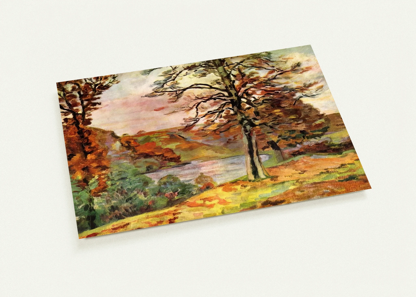 Landscape - 1870 By Armand Guillaumin Pack of 10 Post Cards | Armand Guillaumin Post Cards | A6 (10.5 x 14.8 cm) - 4.1 x 5.8 inches
