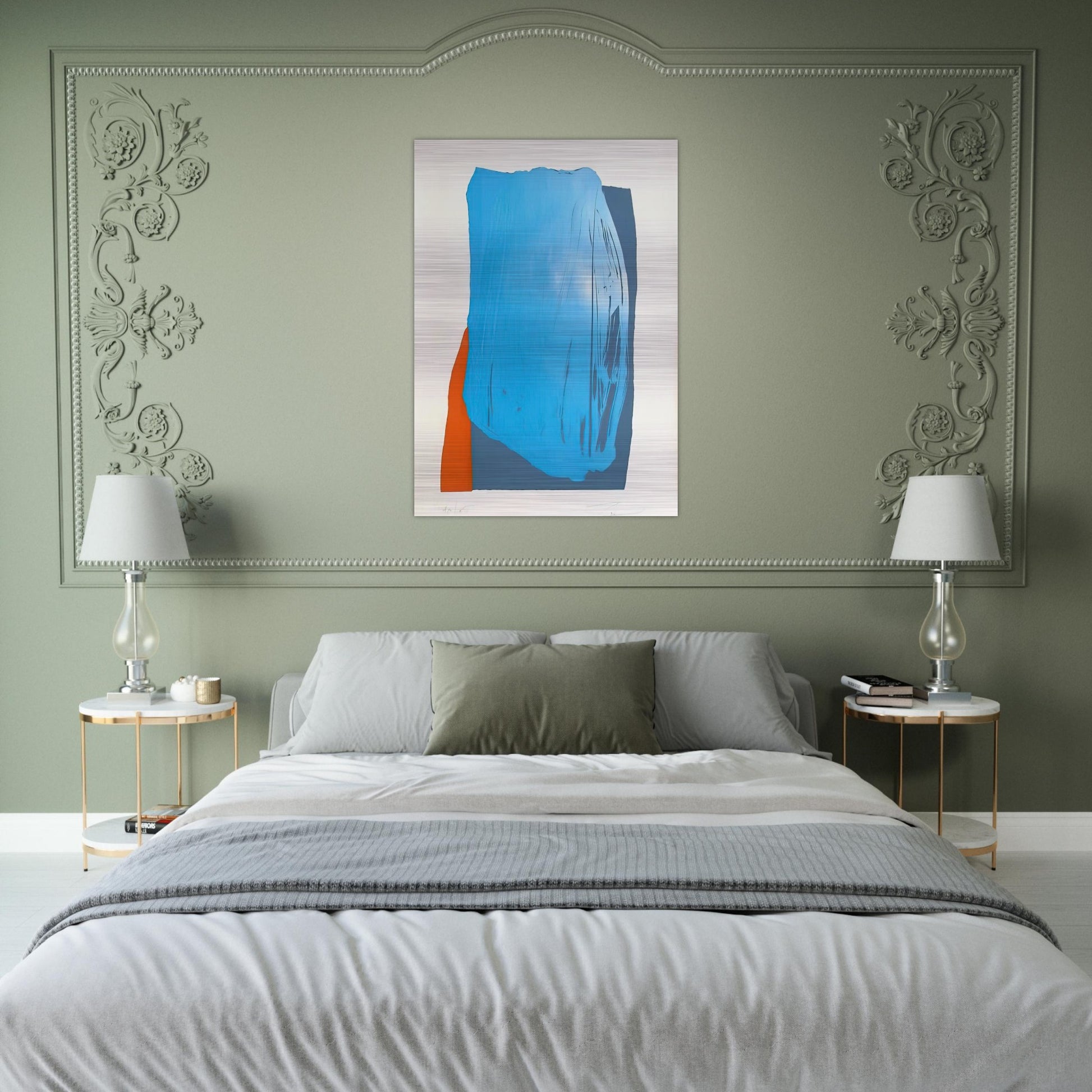 Moro II - 1981 - Larry Zox Brushed Aluminum Print - 70x100 cm / 28x40 inches | Larry Zox Aluminum Print | Larry Zox Prints