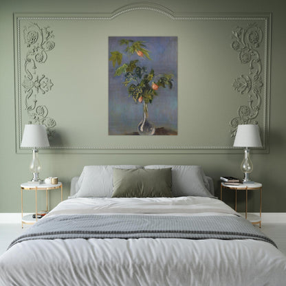 Flowers in a Vase - claude monet Brushed Aluminum Print - 70x100 cm / 28x40 inches | claude monet Aluminum Print | claude monet Prints