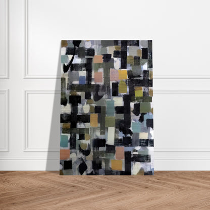 Number 13 - 1952 - Bradley Walker Tomlin Brushed Aluminum Print - 70x100 cm / 28x40 inches | Bradley Walker Tomlin Aluminum Print | Bradley Walker Tomlin Prints