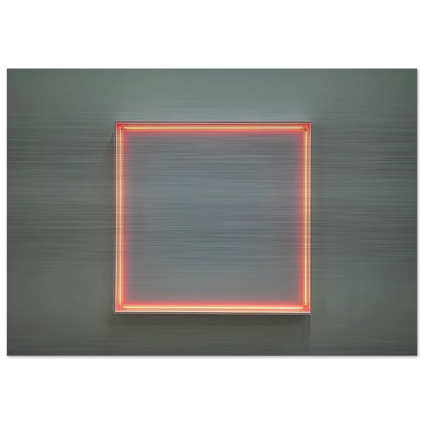 4 rythmes interférents en formant un carré - 1972 - Francois Morellet Brushed Aluminum Print - 70x100 cm / 28x40 inches | Francois Morellet Aluminum Print | Francois Morellet Prints