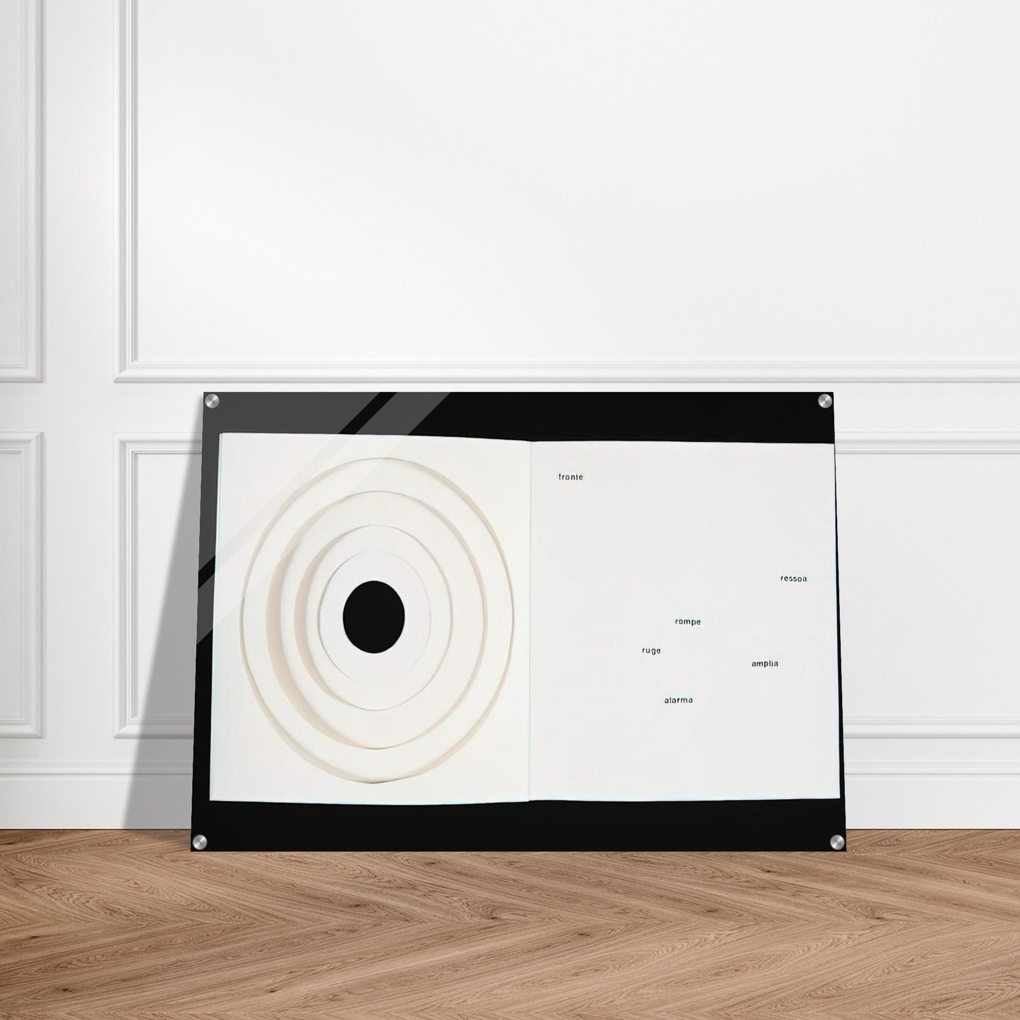 Books-Poem - 1959 - Lygia Pape Acrylic Print - 70x100 cm / 28x40″ inches | Lygia Pape Wall Art | Lygia Pape Prints