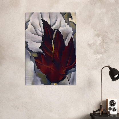 Pattern of Leaves - Georgia O'Keeffe Brushed Aluminum Print - 70x100 cm / 28x40 inches | Georgia O'Keeffe Aluminum Print | Georgia O'Keeffe Prints