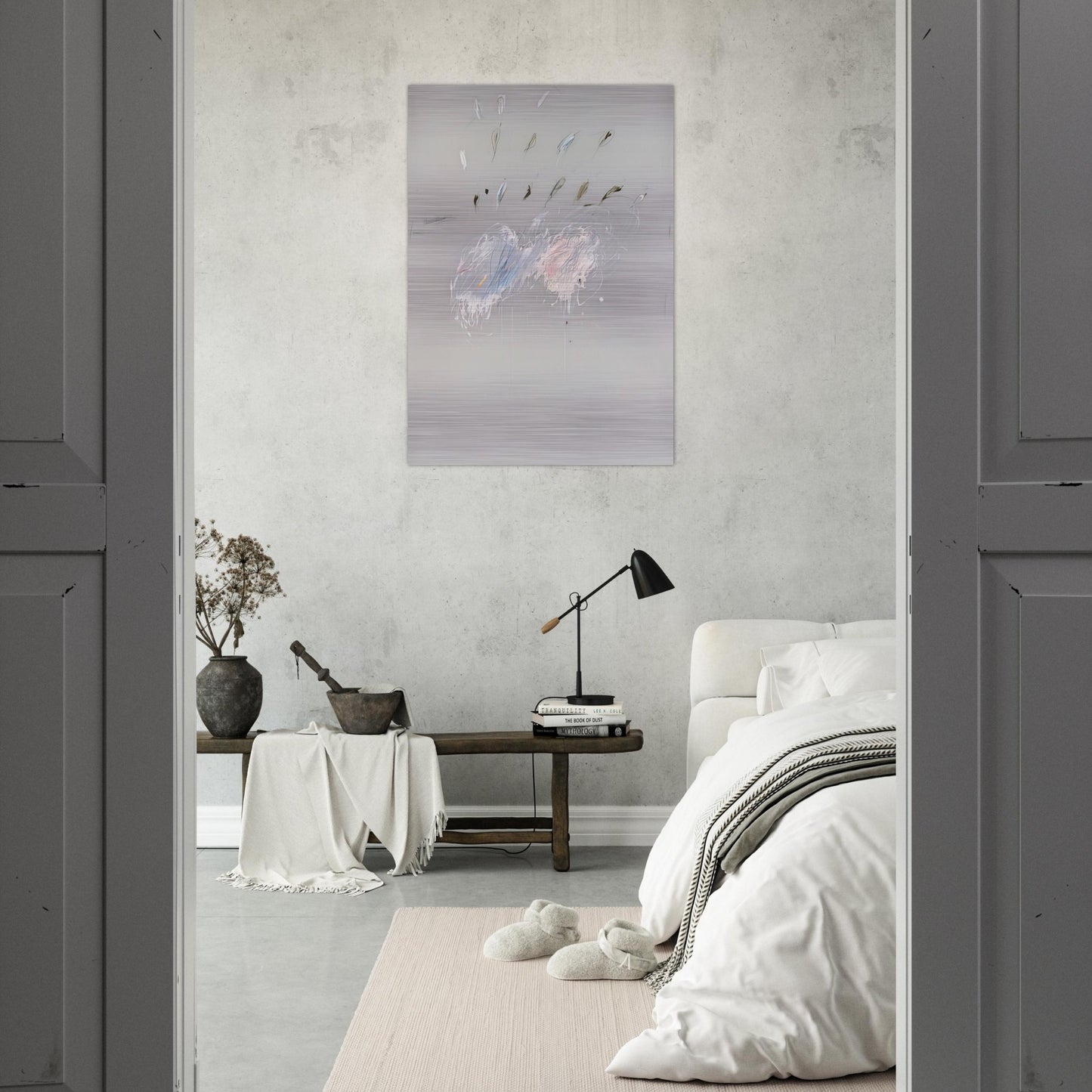 Nine Discourses on Commodus, Part VI - Cy Twombly Brushed Aluminum Print - 70x100 cm / 28x40 inches | Cy Twombly Aluminum Print | Cy Twombly Prints