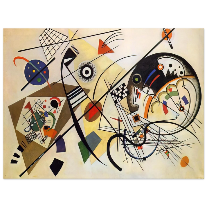 Wassily Kandinsky - TRANSVERSE LINE 1923  75x100 cm / 30x40inches Fine Art Poster