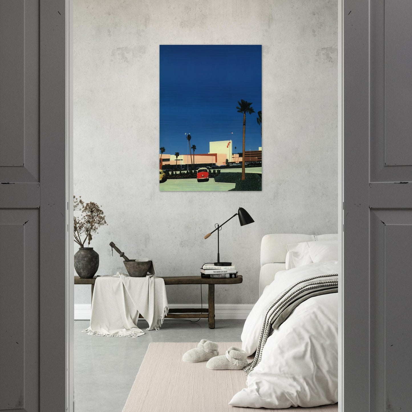 In the beginning III Mall - Hiroshi Nagai Brushed Aluminum Print - 70x100 cm / 28x40 inches | Hiroshi Nagai Aluminum Print | Hiroshi Nagai Prints