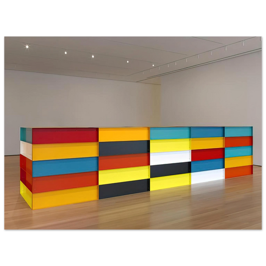 Donald Judd - Untitled - 1991  75x100 cm / 30x40inches Fine Art Poster