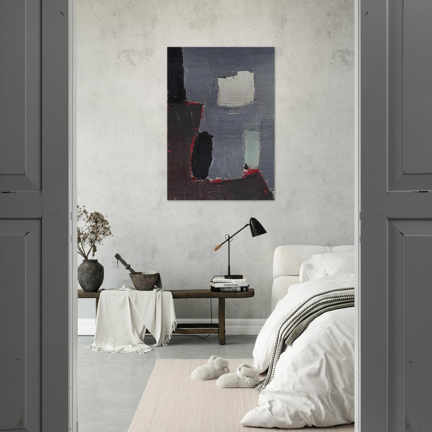 Composition - 1950 - Nicolas de Stael Brushed Aluminum Print - 70x100 cm / 28x40 inches | Nicolas de Stael Aluminum Print | Nicolas de Stael Prints