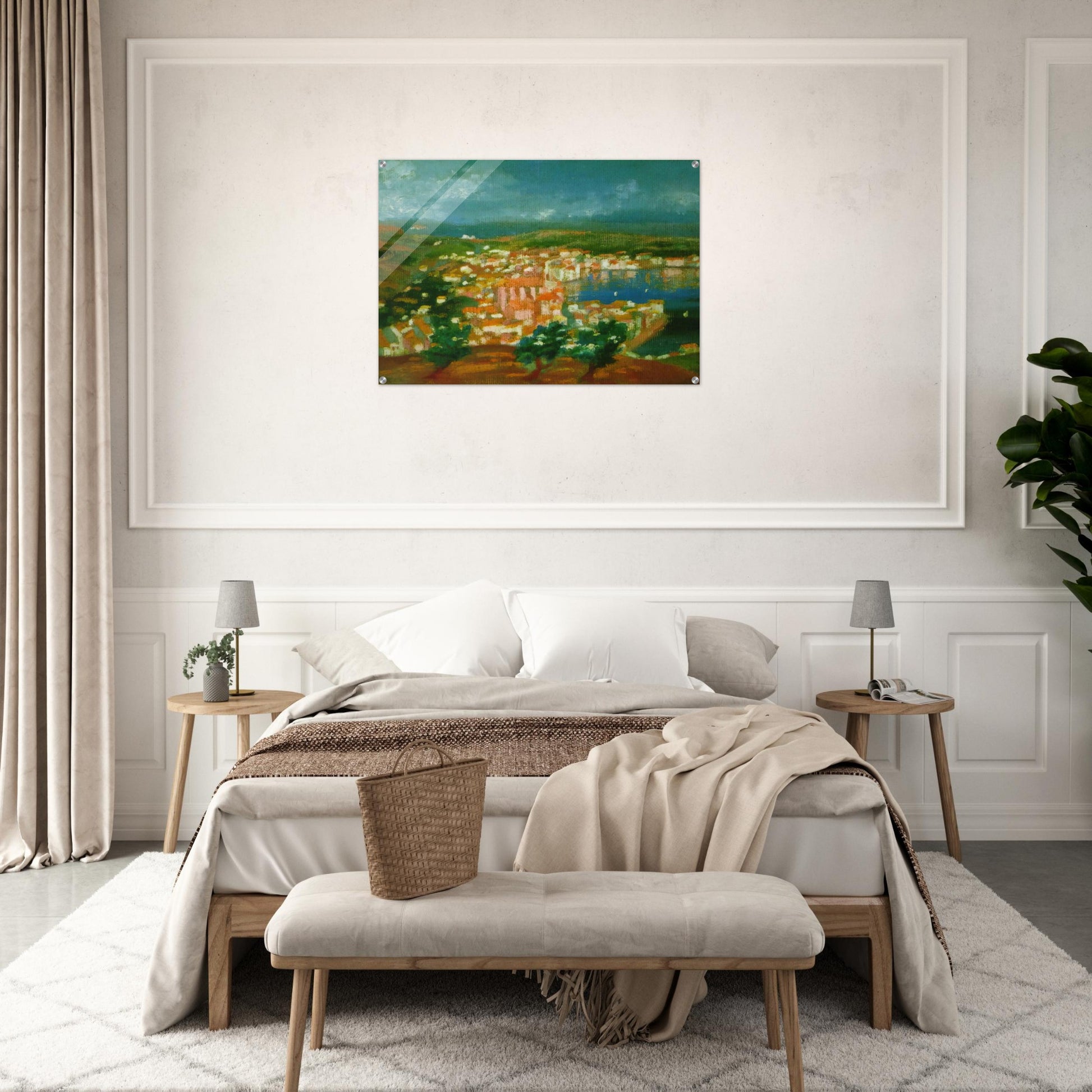 LANDSCAPE NEAR CADAQUES 1921 1 - Salvador Dali Acrylic Print - 70x100 cm / 28x40″ inches