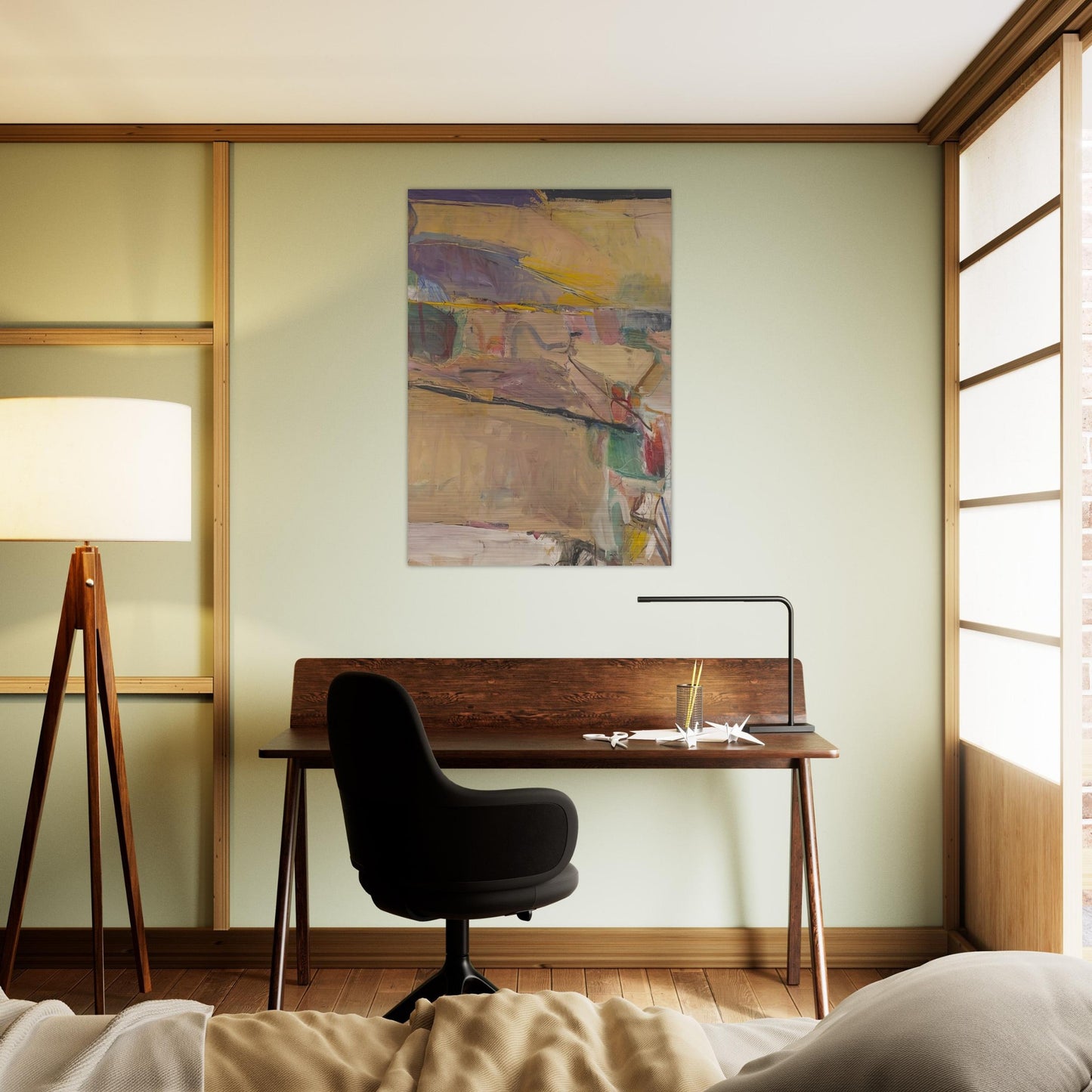 Berkeley #54 - Richard Diebenkorn Brushed Aluminum Print - 70x100 cm / 28x40 inches | Richard Diebenkorn Aluminum Print | Richard Diebenkorn Prints