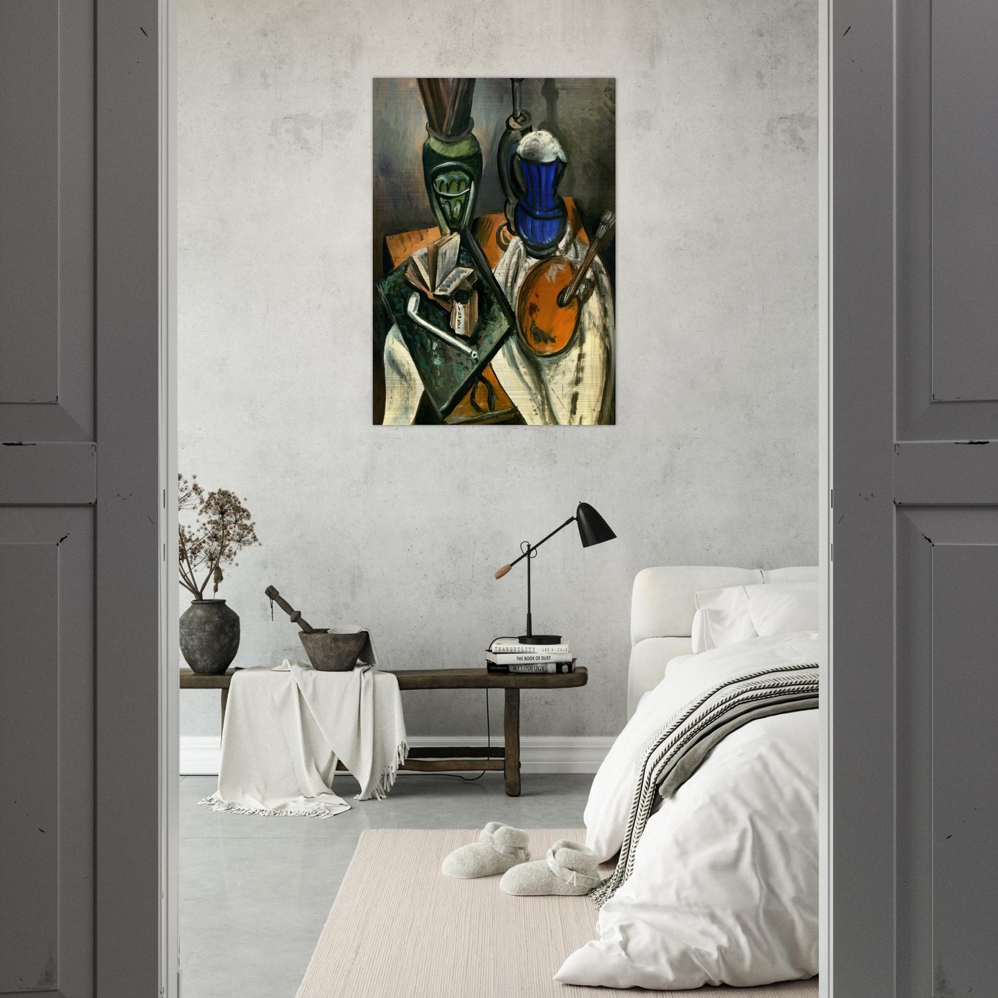 STILL LIFE 1914 - Andre Derain Brushed Aluminum Print - 70x100 cm / 28x40 inches | Andre Derain Aluminum Print | Andre Derain Prints