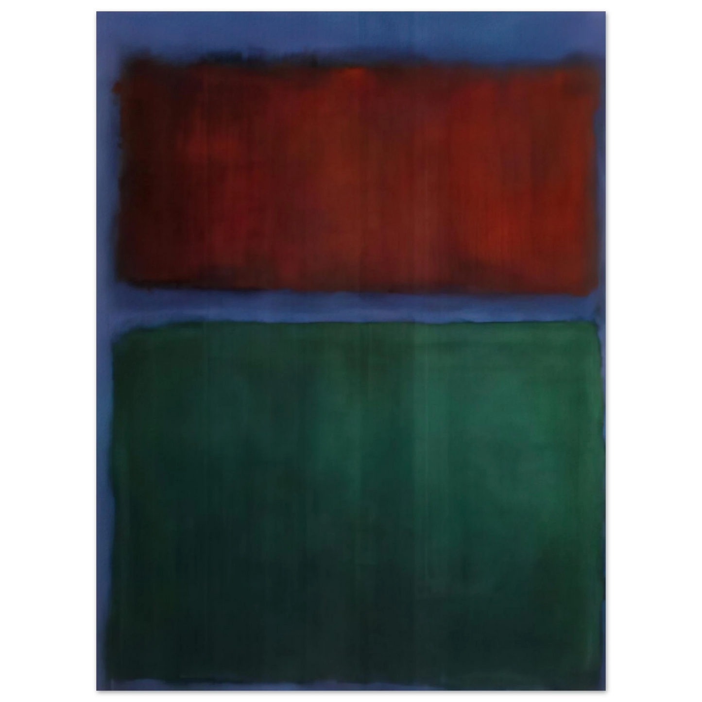 Mark Rothko - Earth and Green - 1955 Wall Art - 30x40 cm / 12x16 inches - Premium Wooden Framed Poster With Fine Art Paper-canvas - Wood frame