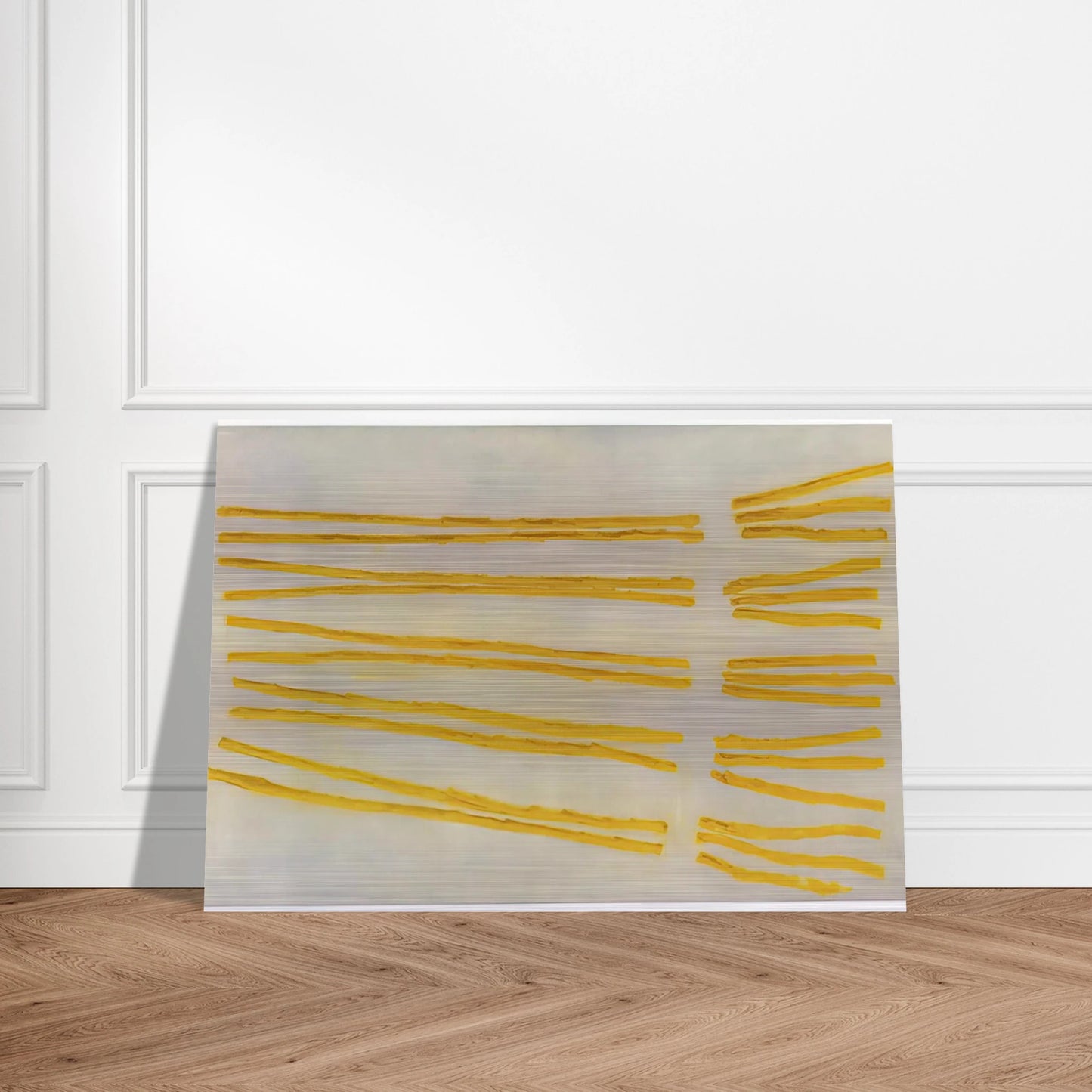 Untitled Expedition - 1995 - Ralston Crawford Brushed Aluminum Print - 70x100 cm / 28x40 inches | Ralston Crawford Aluminum Print | Ralston Crawford Prints