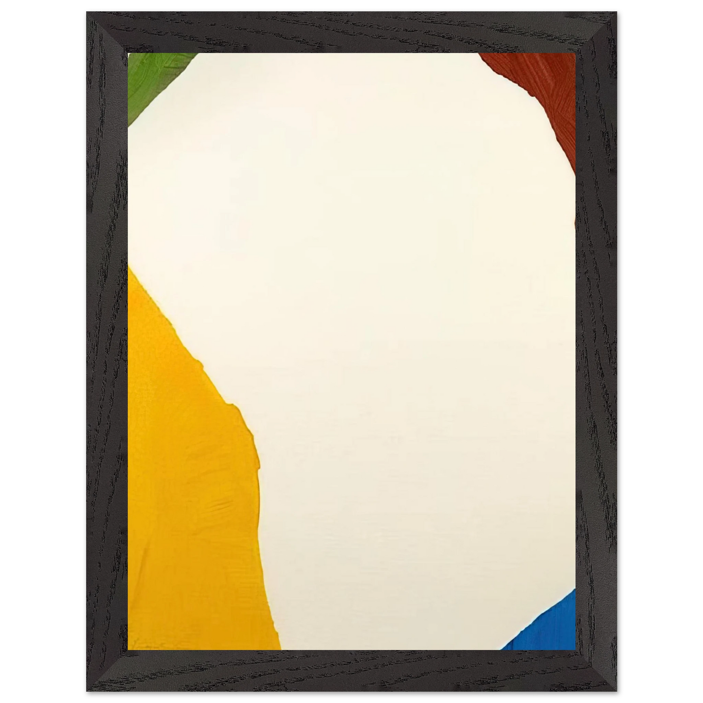 Helen Frankenthaler - Wind Directions - 1970 Wall art - A1 (59.4 x 84.1  cm) - Premium Wooden Framed Poster With Fine Art Paper-canvas - White frame