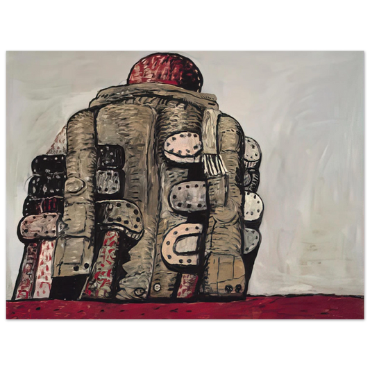 Philip Guston - BACK VIEW  75x100 cm / 30x40inches Fine Art Poster