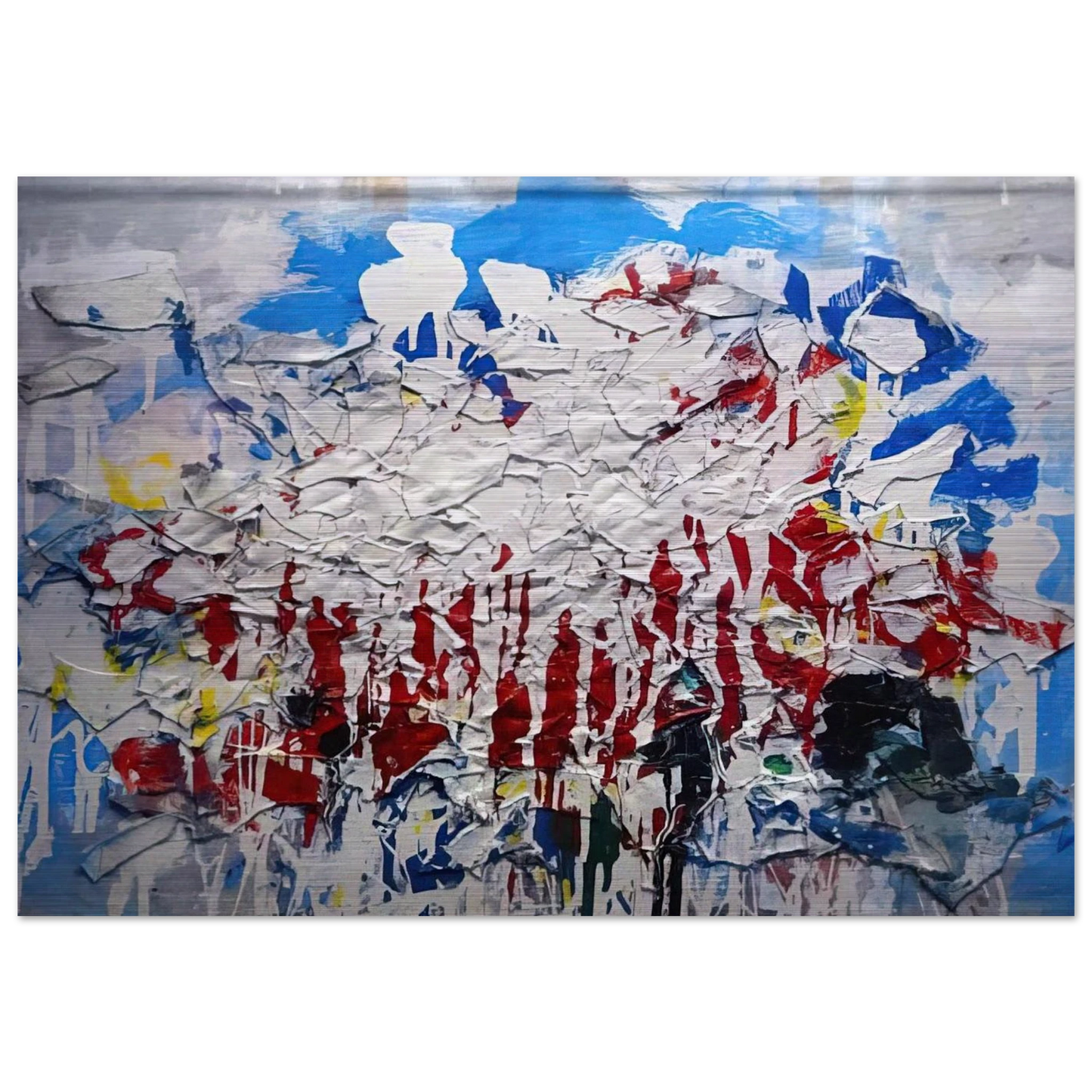 Untitled - 1958 - Robert Goodnough Brushed Aluminum Print - 70x100 cm / 28x40 inches | Robert Goodnough Aluminum Print | Robert Goodnough Prints