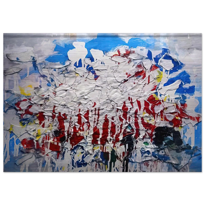 Untitled - 1958 - Robert Goodnough Brushed Aluminum Print - 70x100 cm / 28x40 inches | Robert Goodnough Aluminum Print | Robert Goodnough Prints