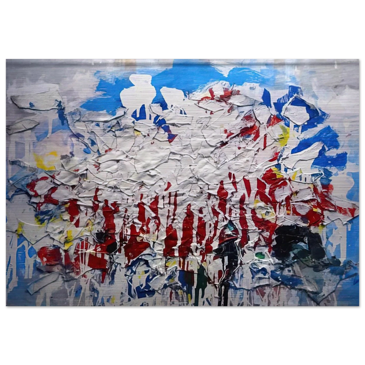 Untitled - 1958 - Robert Goodnough Brushed Aluminum Print - 70x100 cm / 28x40 inches | Robert Goodnough Aluminum Print | Robert Goodnough Prints