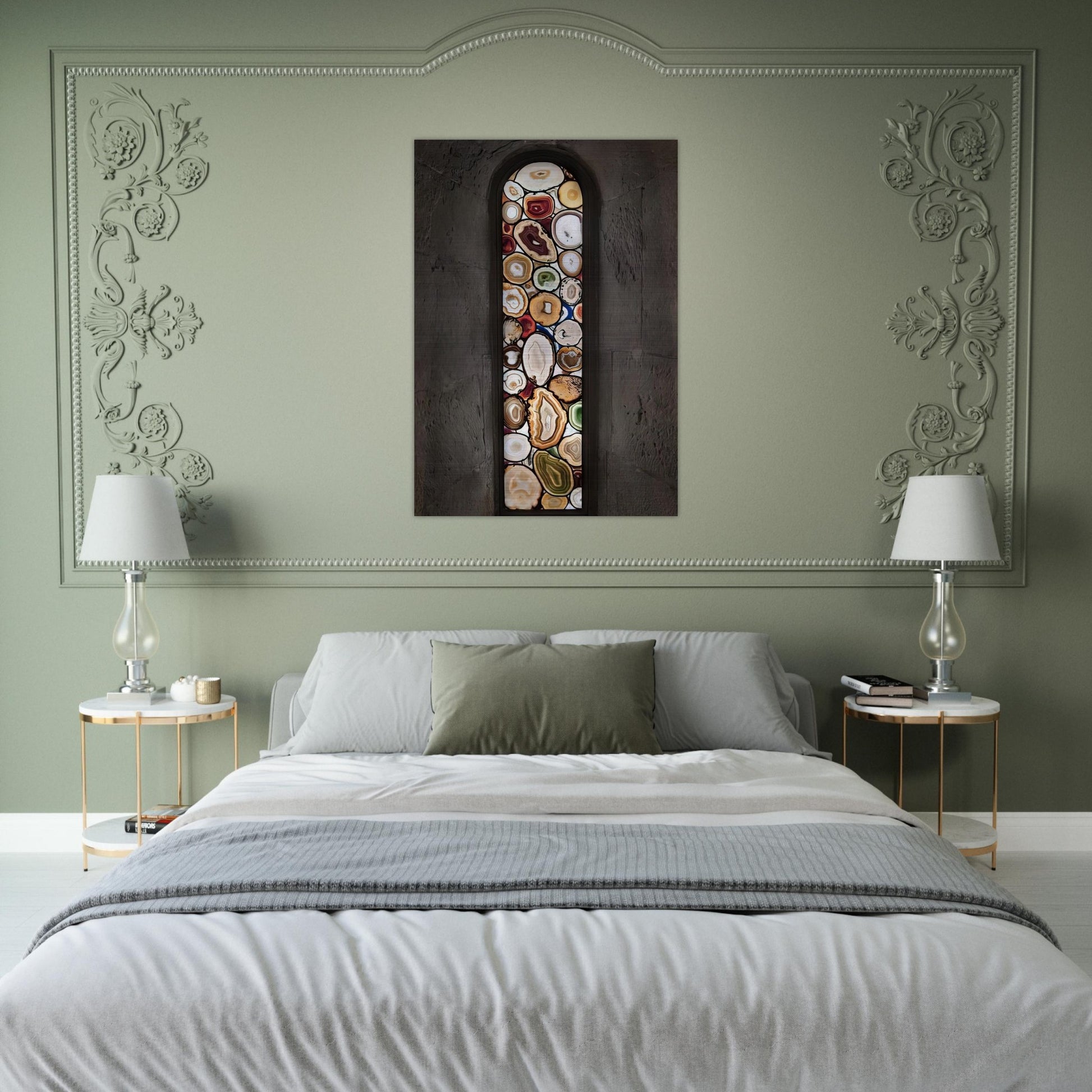 AHATFENSTER 2009 0 - Sigmar Polke Brushed Aluminum Print - 70x100 cm / 28x40 inches | Sigmar Polke Aluminum Print | Sigmar Polke Prints