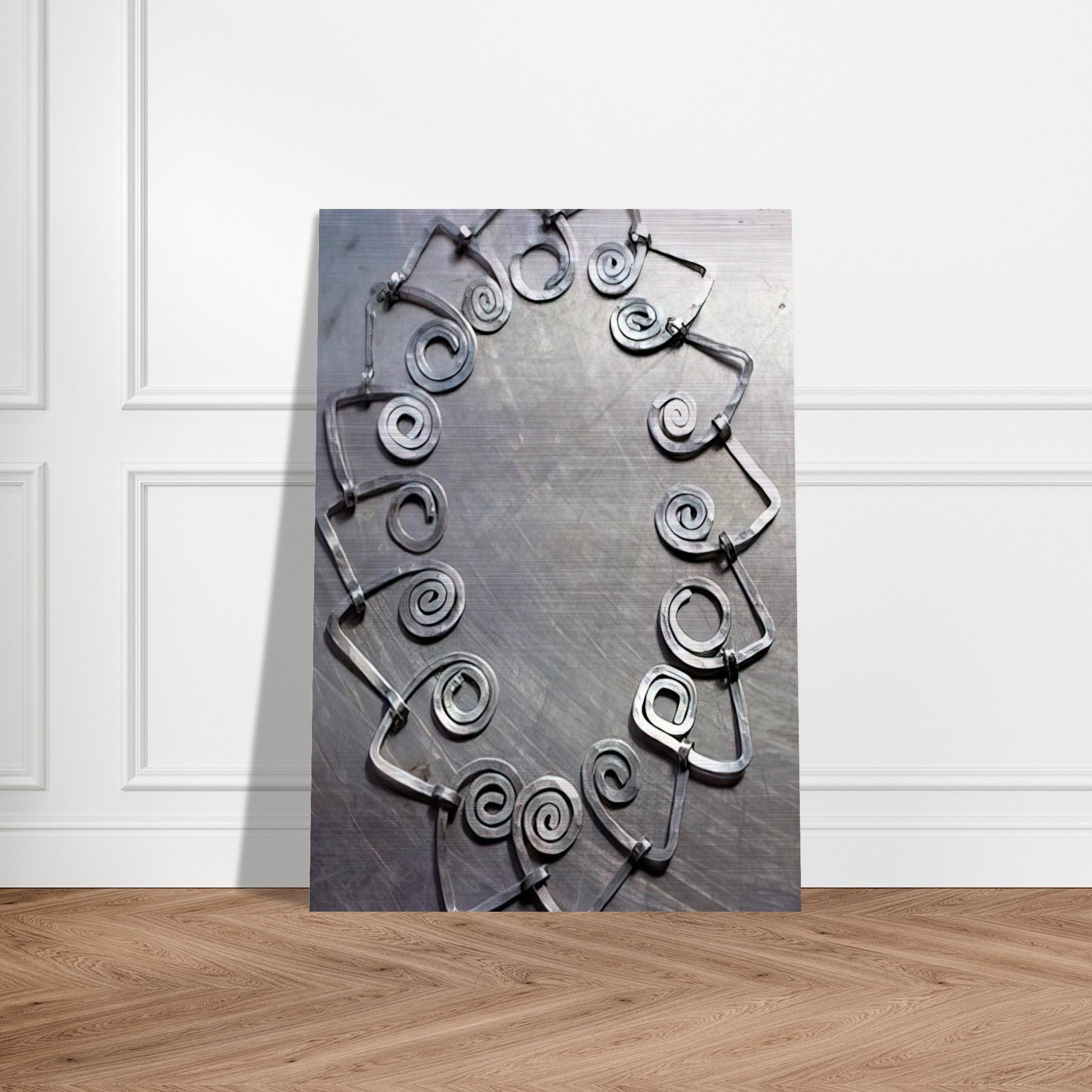 NECKLACE 1930 - Alexander Calder Brushed Aluminum Print - 70x100 cm / 28x40 inches | Alexander Calder Aluminum Print | Alexander Calder Prints