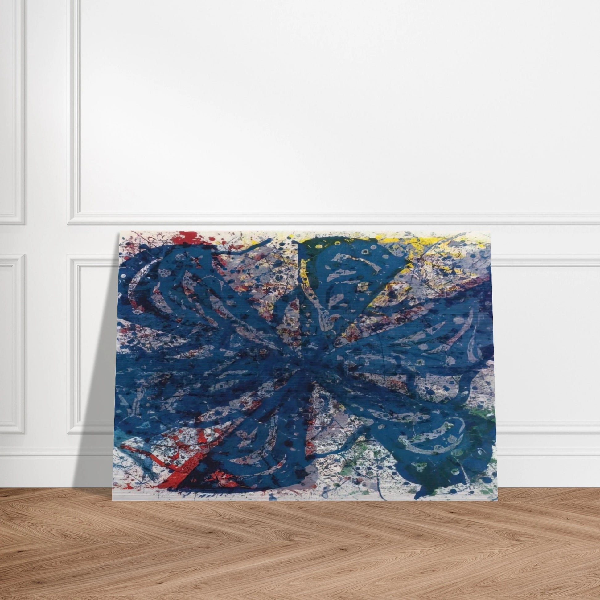 Untitled  L. L233; G. 820  - Sam Francis Brushed Aluminum Print - 70x100 cm / 28x40 inches | Sam Francis Aluminum Print | Sam Francis Prints