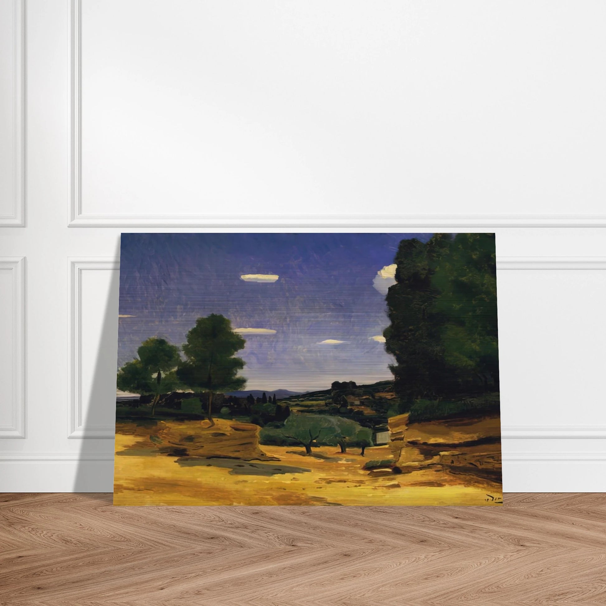 LANDSCAPE PROVENCE 1925 - Andre Derain Brushed Aluminum Print - 70x100 cm / 28x40 inches | Andre Derain Aluminum Print | Andre Derain Prints