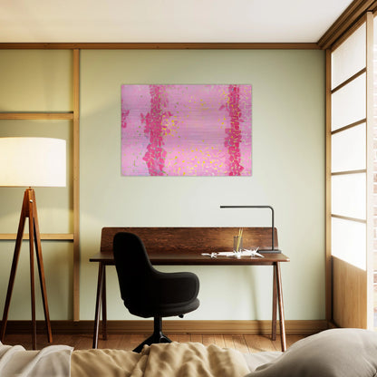 WIND AND CREPE MYRTLE CONCERTO 1973 - Alma Woodsey Thomas Brushed Aluminum Print - 70x100 cm / 28x40 inches | Alma Woodsey Thomas Aluminum Print | Alma Woodsey Thomas Prints