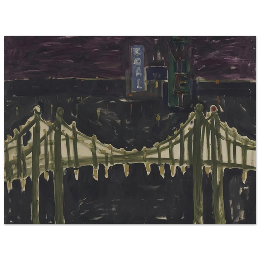 Allan Kaprow - George Washington Bridge  75x100 cm / 30x40inches Fine Art Poster