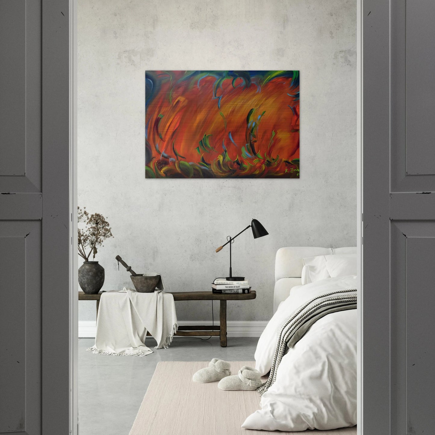 Evening - Konrad Zuse Brushed Aluminum Print - 70x100 cm / 28x40 inches | Konrad Zuse Aluminum Print | Konrad Zuse Prints
