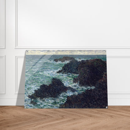 The Cote Sauvate - claude monet Acrylic Print - 70x100 cm / 28x40″ inches | claude monet Wall Art | claude monet Prints