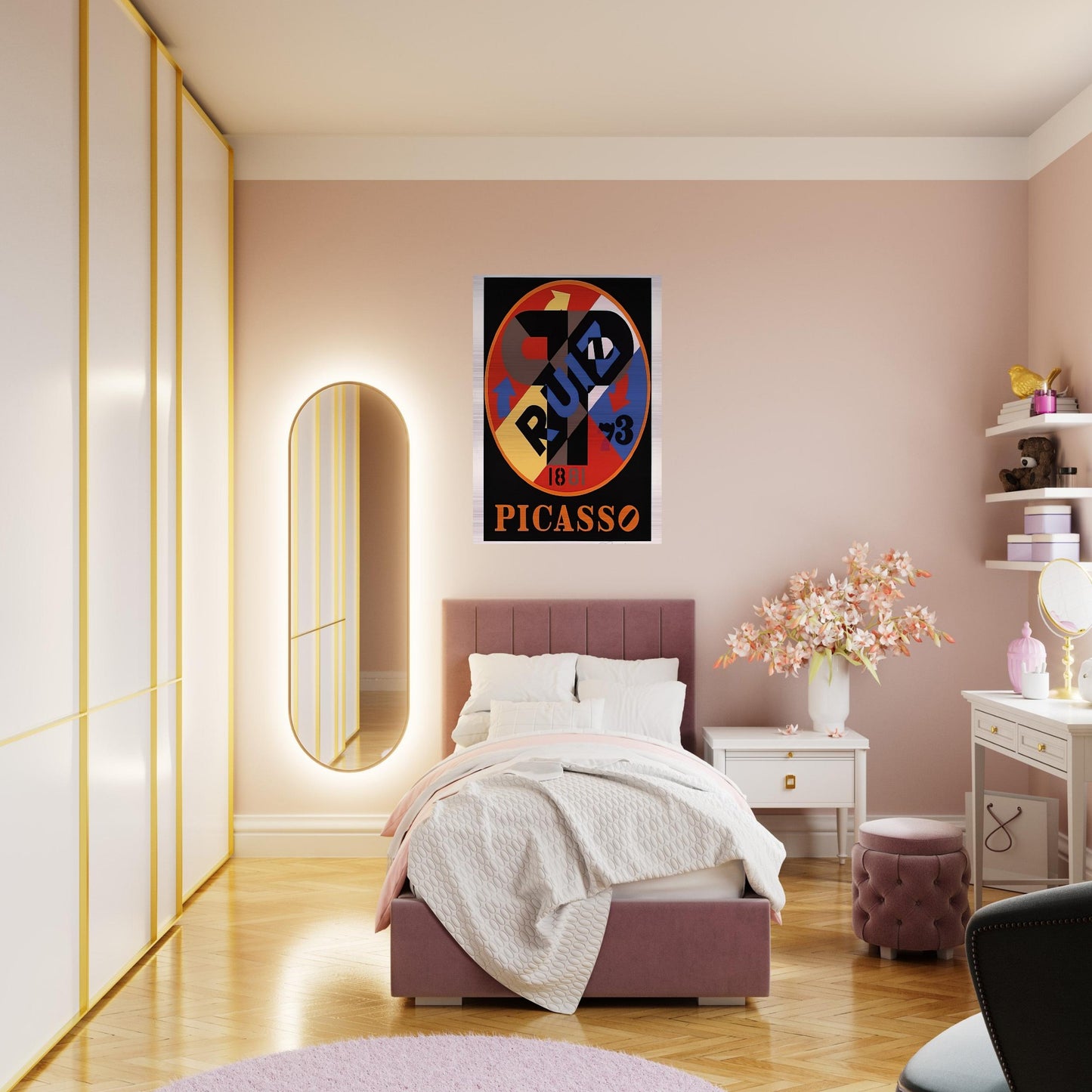 Picasso, The American Dream - Robert Indiana Brushed Aluminum Print - 70x100 cm / 28x40 inches | Robert Indiana Aluminum Print | Robert Indiana Prints