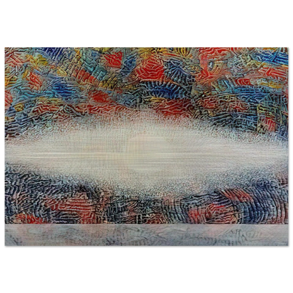 Mombosa - 1975 - Jimmy Ernst Brushed Aluminum Print - 70x100 cm / 28x40 inches | Jimmy Ernst Aluminum Print | Jimmy Ernst Prints