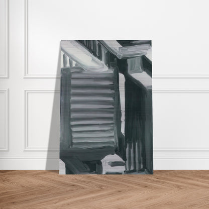TOWNSCAPE 1968 2 - Gerhard Richter Brushed Aluminum Print - 70x100 cm / 28x40 inches | Gerhard Richter Aluminum Print | Gerhard Richter Prints