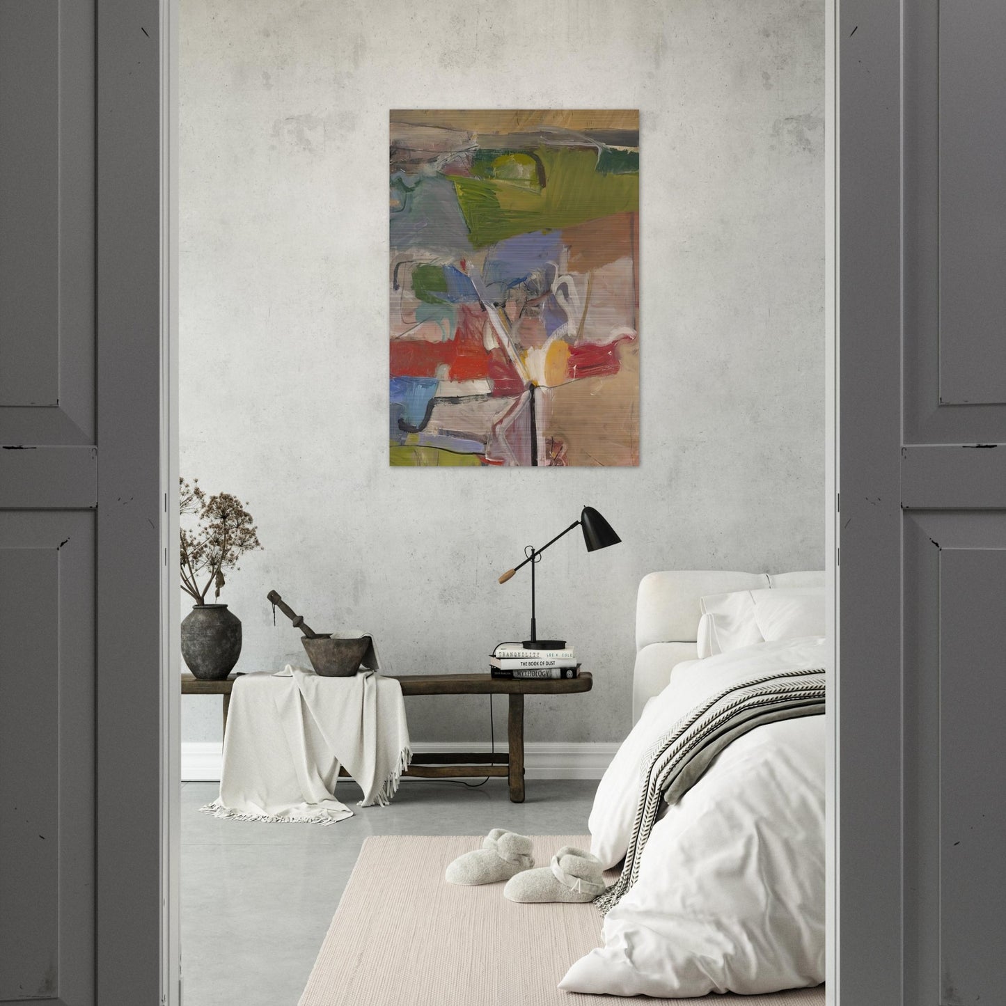 Berkeley #23 - Richard Diebenkorn Brushed Aluminum Print - 70x100 cm / 28x40 inches | Richard Diebenkorn Aluminum Print | Richard Diebenkorn Prints