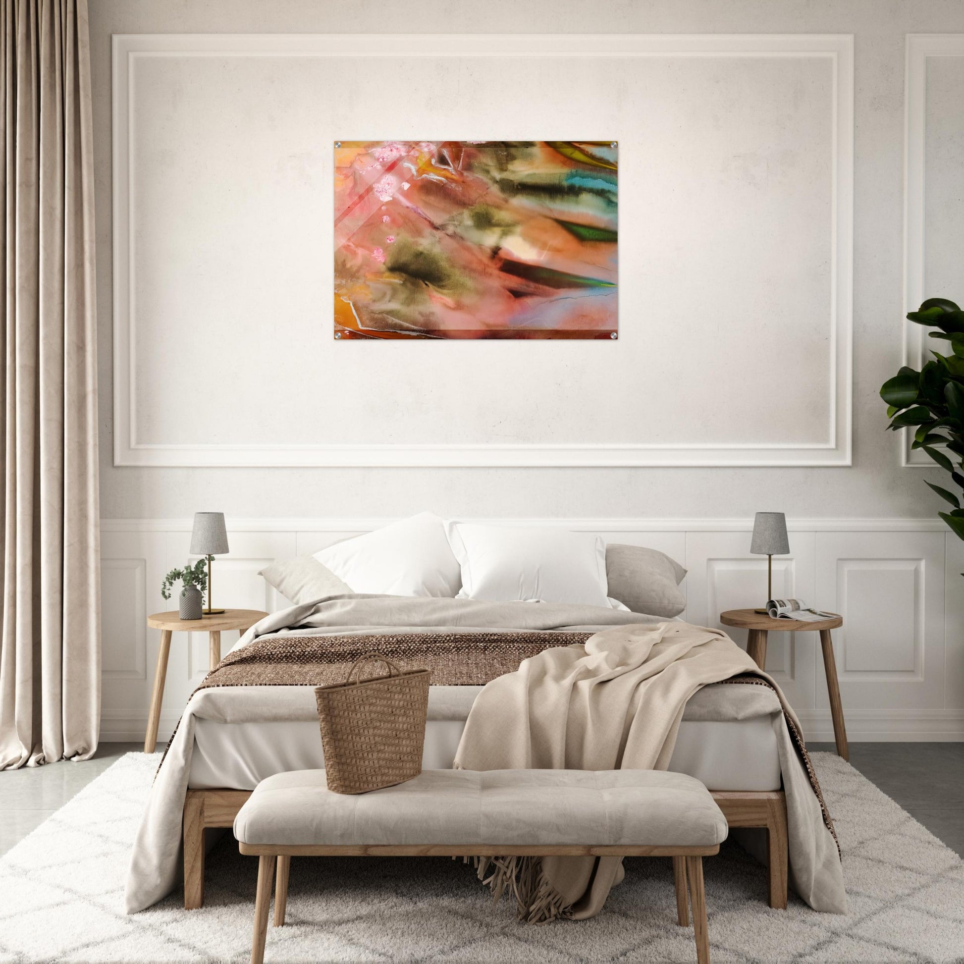 Loon - Sam Gilliam Acrylic Print - 70x100 cm / 28x40″ inches
