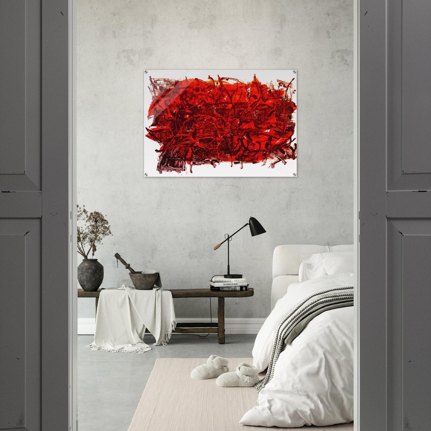 Leaves III - Jean-Paul Riopelle Acrylic Print - 70x100 cm / 28x40″ inches