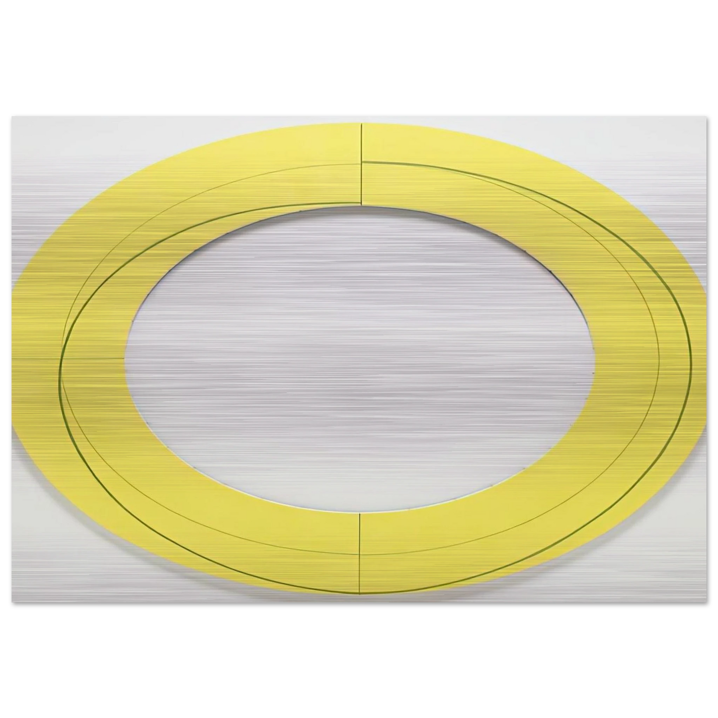 RING IMAGE M 2010 - Robert Mangold Brushed Aluminum Print - 70x100 cm / 28x40 inches | Robert Mangold Aluminum Print | Robert Mangold Prints