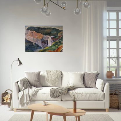 Govett's Leap - 1933 - Grace Cossington Smith Brushed Aluminum Print - 70x100 cm / 28x40 inches | Grace Cossington Smith Aluminum Print | Grace Cossington Smith Prints