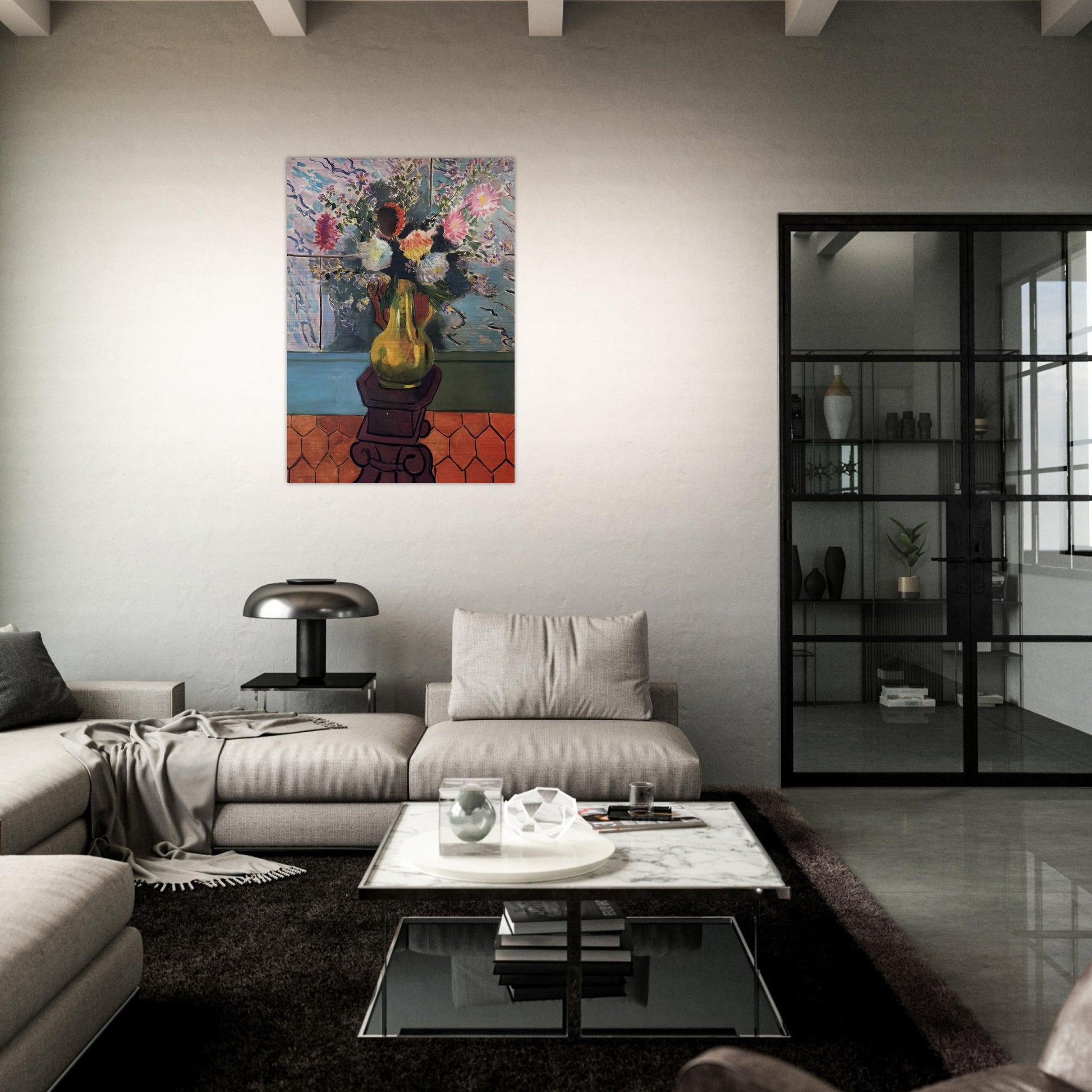 STILL LIFE 7 - Henri Matisse Brushed Aluminum Print - 70x100 cm / 28x40 inches | Henri Matisse Aluminum Print | Henri Matisse Prints