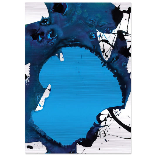 Untitled  SFP94-121  SFF 1791  - Sam Francis Brushed Aluminum Print - 70x100 cm / 28x40 inches | Sam Francis Aluminum Print | Sam Francis Prints