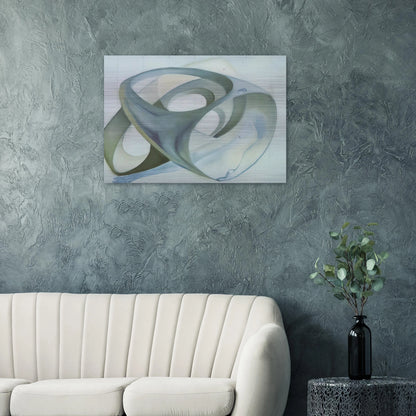 TOPOLOGICAL CONTORTION OF A FEMALE FIGURE - Salvador Dali Brushed Aluminum Print - 70x100 cm / 28x40 inches | Salvador Dali Aluminum Print | Salvador Dali Prints
