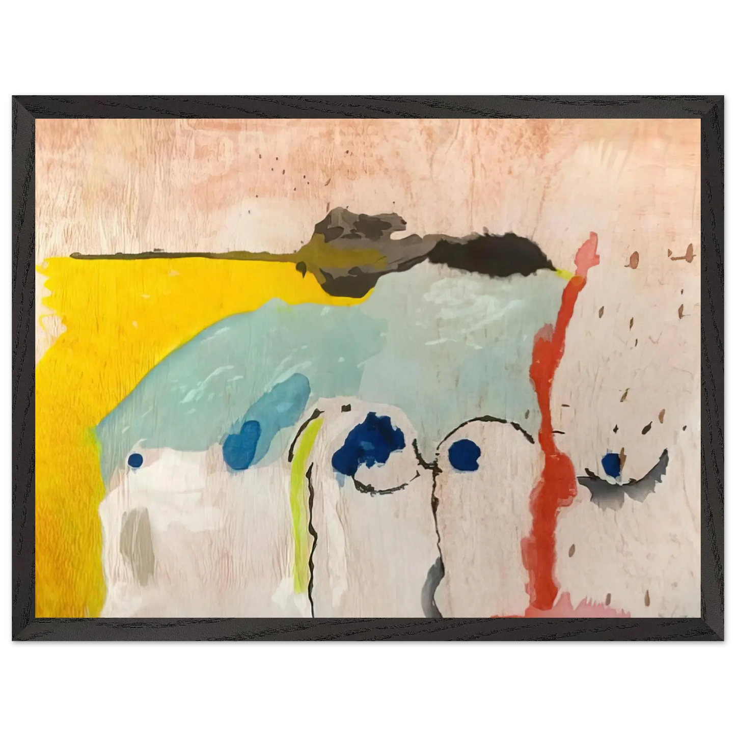 Helen Frankenthaler - Tales of Genji I - 1998 Wall art - 30x45 cm / 12x18 Inches - Fine Art Poster - -