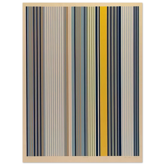 Gene Davis - Signal - 1973  75x100 cm / 30x40inches Fine Art Poster